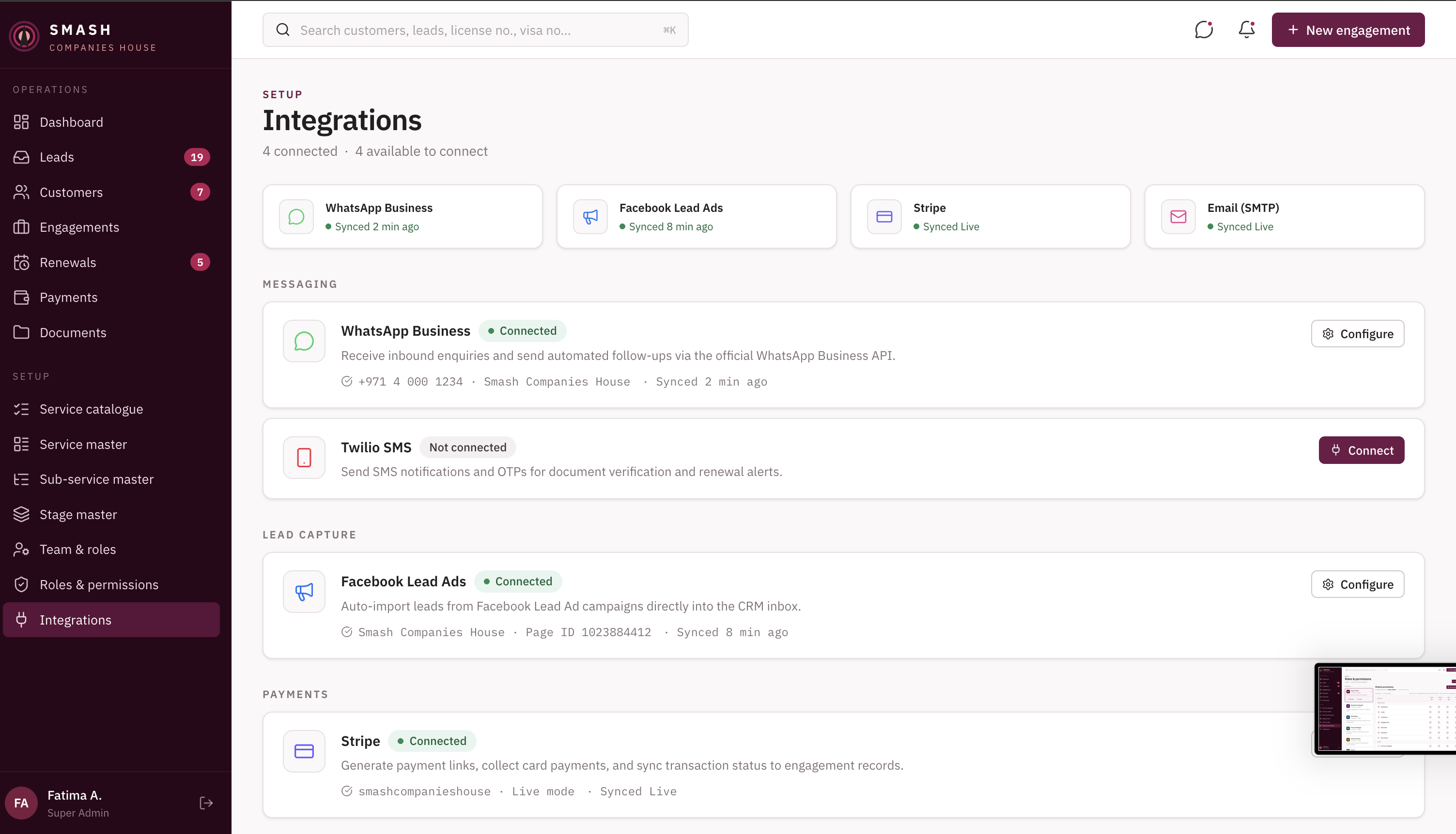 Integrations